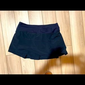 Navy Size 6 LuLu Tennis Skirt Regular Length